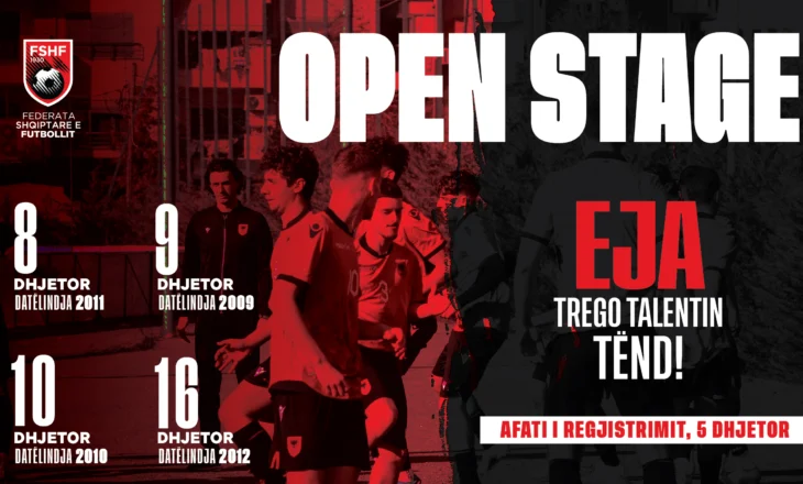 FSHF organizon në Dhjetor “Open Stage” me futbollistët shqiptarë të vitlindjes 2009–2012, që jetojnë në Europë, SHBA & kudo në botë