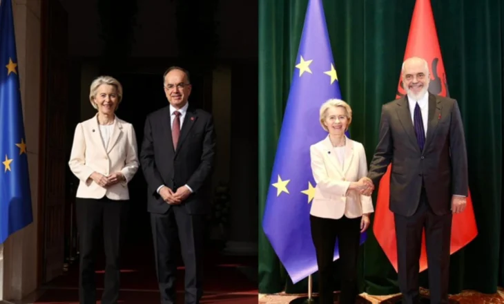 ”Gati t’ju mbështesim”/ Takimi me Begajn dhe Ramën, Von der Leyen: Shqipëria, në rrugën e duhur drejt BE-së