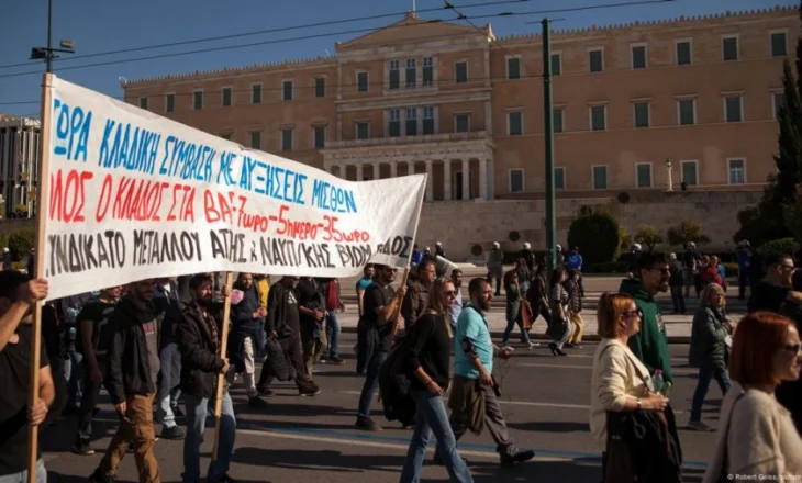 Greqi: Grevë e përgjithshme kundër orëve shtesë të punës
