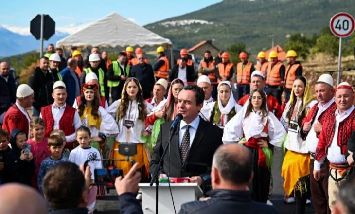 Hapet rruga e re ndërkufitare mes Shqipërisë e Kosovës, Kurti: Një pjesë e borxhit që i kemi Hasit