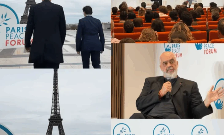 I ftuar nga Macron, Rama vizitë në Francë, ndan pamjet nga ‘Forumi i Paqes’ në Paris