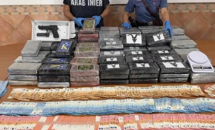 I gjendet në shtëpi kokainë me vlerë 16 mln euro/ Arrestohet në Itali i riu shqiptar..
