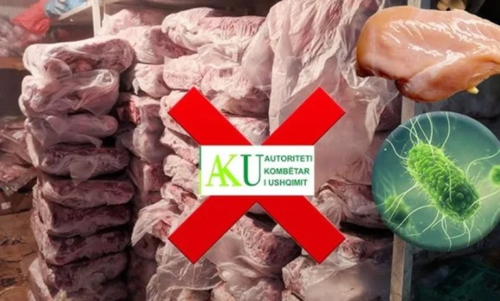Inspektimet zbuluan mijëra kilogramë mish dhe nënprodukte me salmonelë, AKU nuk informoi konsumatorin