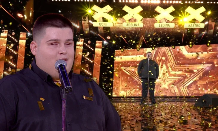 Interpretoi këngën e tij në Albanian’s Got Talent dhe fitoi Golden Buzzer-in, Diego Zelka surprizohet nga tenori italian