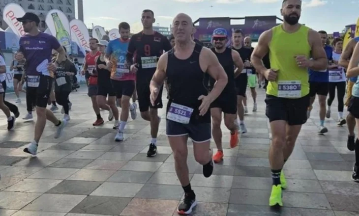 Ish-kryeministri i Kosovës, Ramush Haradinaj merr pjesë në Maratonën e Tiranës