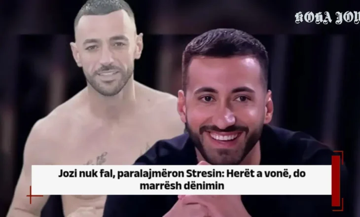 Jozi nuk fal, paralajmëron Stresin: Herët a vonë, do marrësh dënimin