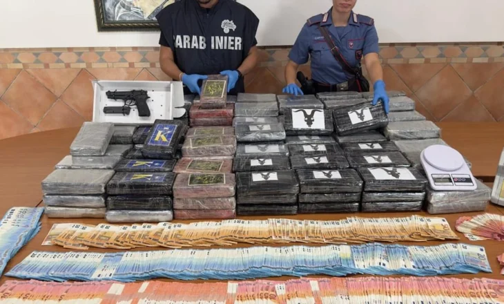 Kapen 200 kilogramë kokainë në Romë, pranga 23-vjeçarit shqiptar, si u zbuluar nga karabinierët