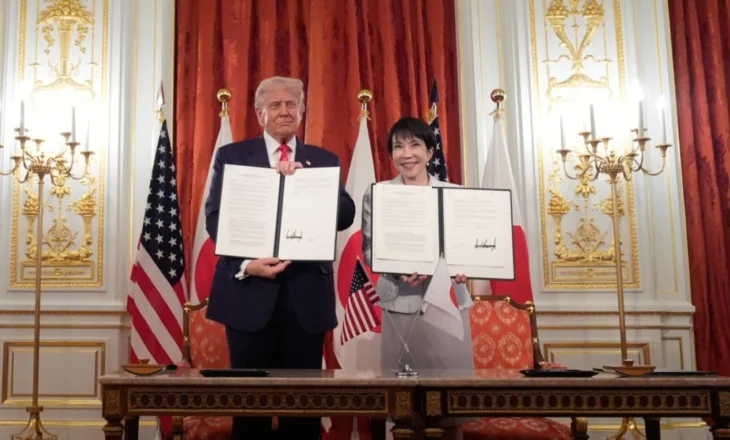 Kryeministrja japoneze do ta nominojë Trumpin për Çmimin Nobel për Paqen