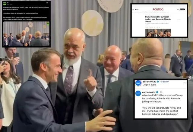 Lapsusi me ‘luften’ Shqipëri-Armeni/ Mediat ndërkombëtare jehonë ironisë së kryeministrit: Rama tall Presidentin Trump