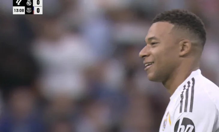 Mbappe shënon një super gol, arbitri acaron madrilenët për herë të dytë brenda pak minutash (video)