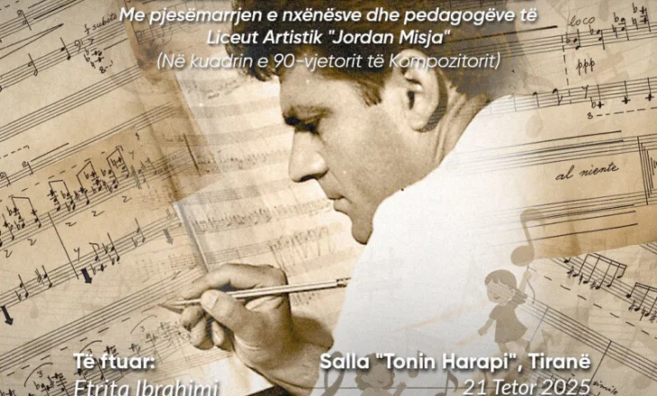 Mbrëmjet muzikore “Feim Ibrahimi-Udhëtim në fëmijëri” i dedikohen veprës së kompozitorit, që reformoi muzikën shqiptare