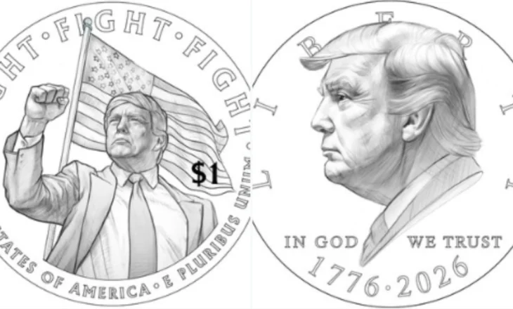 Monedha 1 dollarëshe me imazhin e Trump?! SHBA përgatitet për 250-vjetorin e pavarësisë