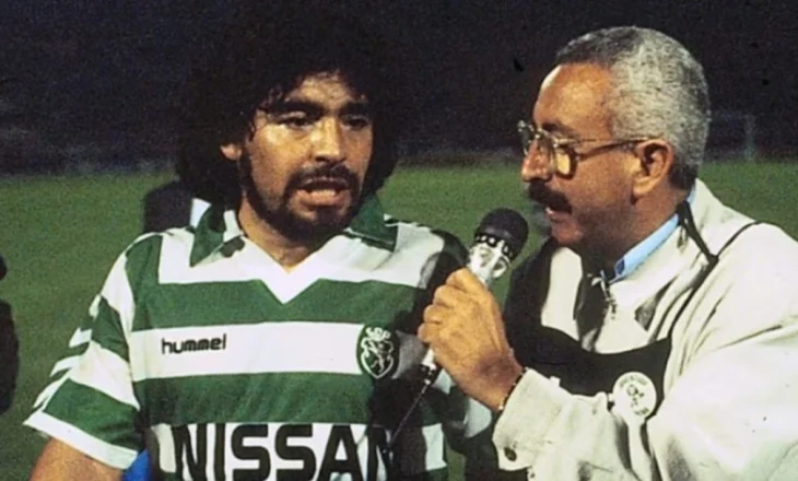 Napoli-Sporting, kur Maradona humbi bastin e penalltisë gjatë ndeshjes: “Fituat, do të paguaj menjëherë…”