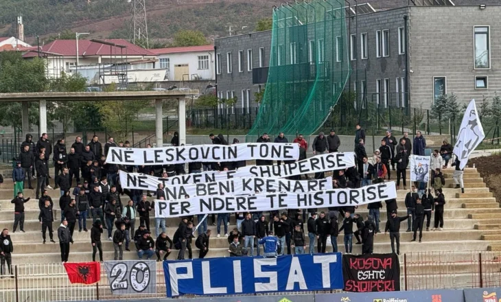 “Në Leskovcin tonë, në tokën e Shqipërisë“, “Plisat” motivojnë kombëtaren për ndeshjen ndaj Serbisë