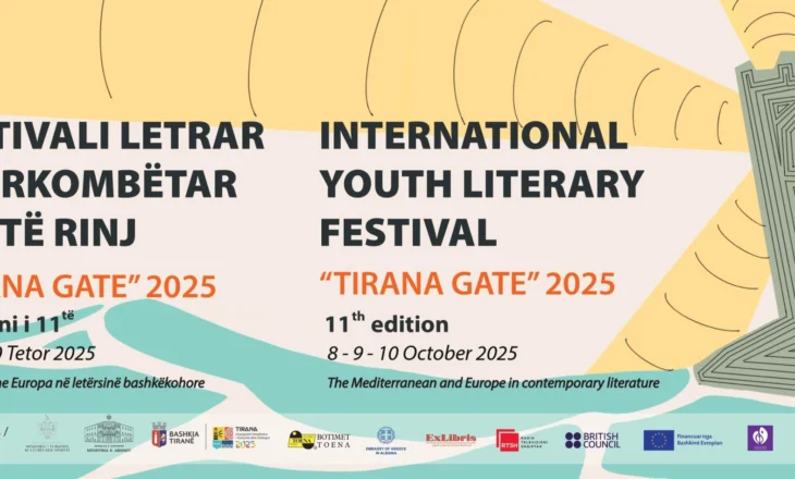 Nesër nis Festivalin Ndërkombëtar Letrar “Tirana Gate 2025”/Letërsi, kujtesë, qëndresë kulturore dhe solidaritet