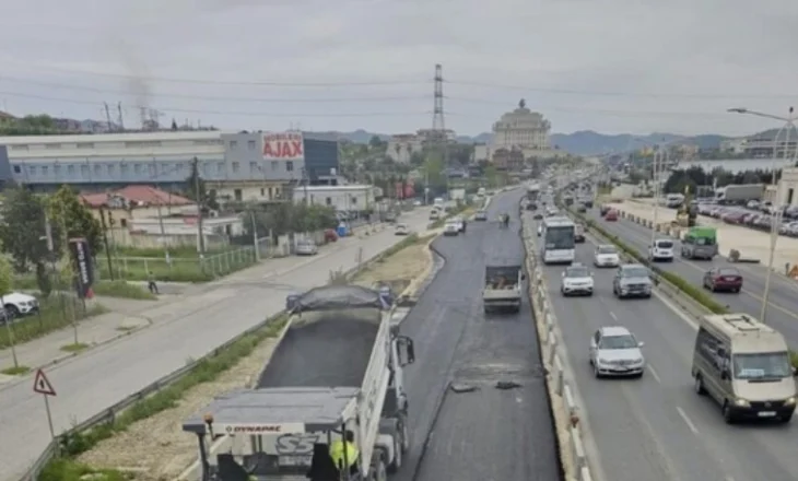 Nisin punimet në aksin Vorë–Durrës, ARRSH paralajmëron bllokime të përkohshme të qarkullimit