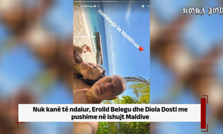 Nuk kanë të ndalur, Erolld Belegu dhe Diola Dosti me pushime në ishujt Maldive