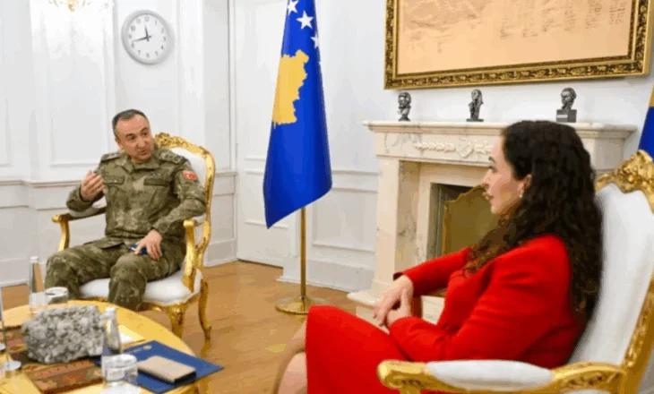 Osmani takon komandantin e ri të KFOR-it pas “kërcënimit me dronë” nga Serbia