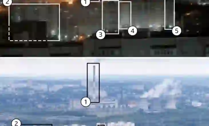 Pamjet tregojnë shpërthime pas një sulmi të raportuar me dron në një termocentral rus