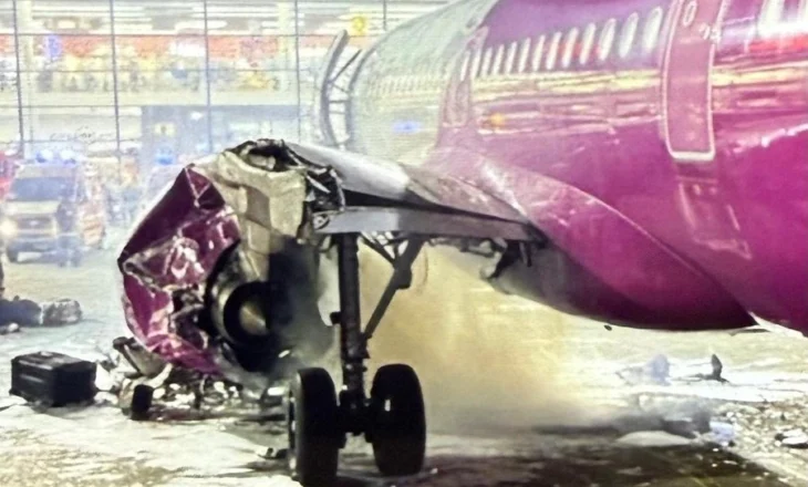 Panik në ajër/ Merr flakë motori, digjet krahu i avionit në Rinas (Detaje)