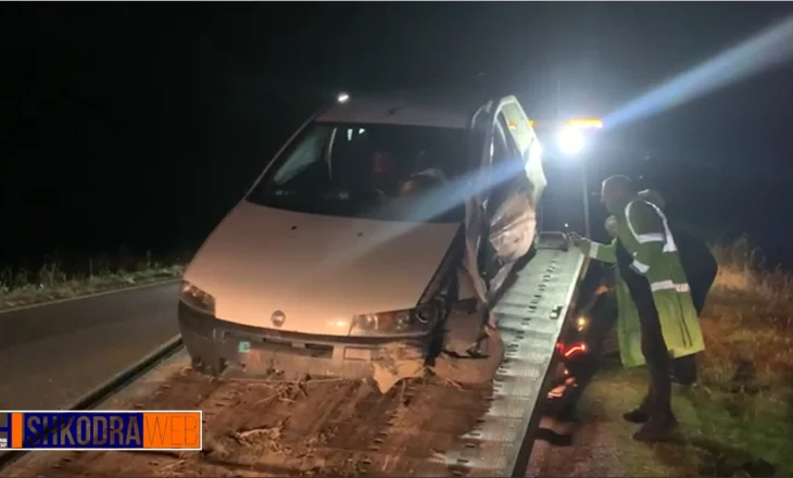 Përplasen 3 makina në aksin Lezhë- Shkodër, në aksidentin e radhës plagosen 5 persona, edhe një 6- vjeçare