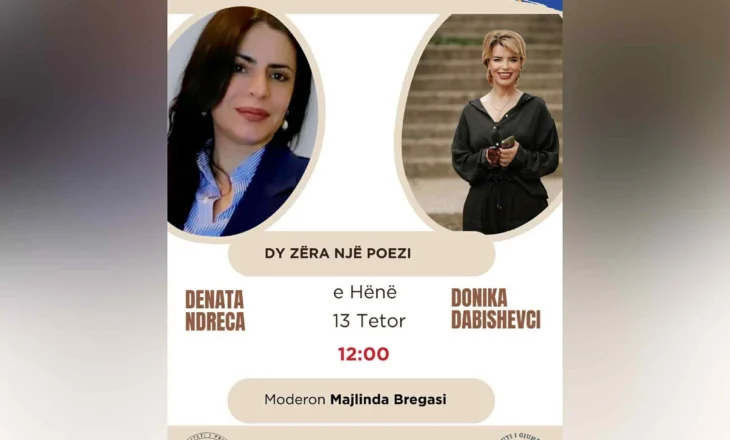 Poezia hap Javën e Gjuhës Italiane në Prishtinë: Denata Ndreca dhe Donika Dabishevci në dialog poetik