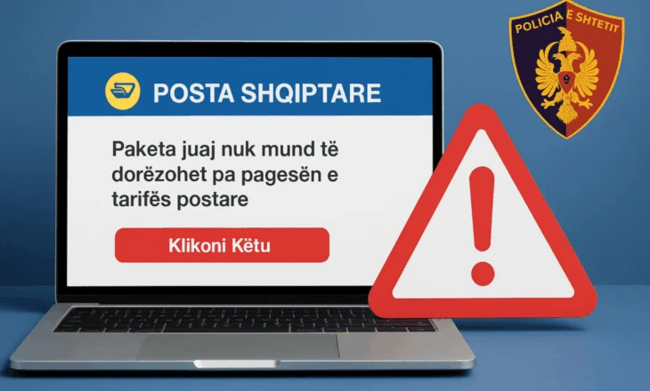 Policia e Shtetit paralajmëron: Kujdes nga mesazhet mashtruese që imitojnë faqen e Postës Shqiptare
