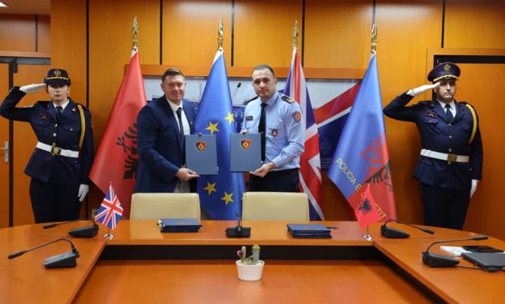 Policia e Shtetit përfiton investime dhe pajisje teknologjike nga Britania e Madhe