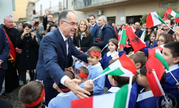 Presidentit të Republikës, Bajram Begaj, i rezervohet një pritje e përzemërt gjatë vizitës në komunat arbëreshe të rajonit Molise në Itali