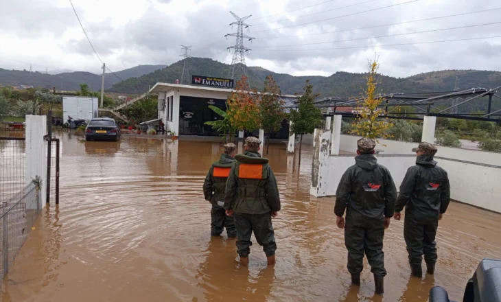 Qarku Shkodër më i prekur nga reshjet, Forcat e Armatosura në terren për menaxhimin e situatës