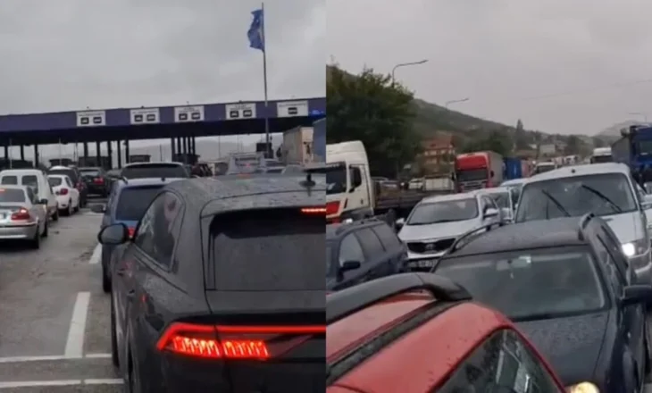 Radhë kilometrike në Morinë, qytetarët presin mbi një orë për të hyrë në Shqipëri