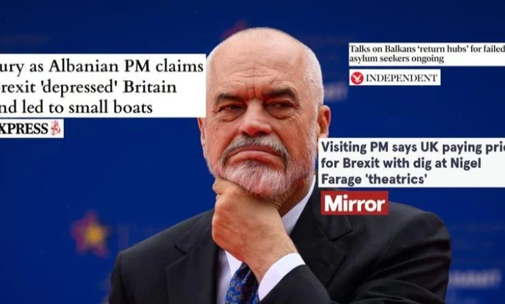 “Rama s’di çfarë flet”, mediat britanike ‘nxijnë’ kryeministrin: Po të punonte siç duhet, shqiptarët s’do emigronin