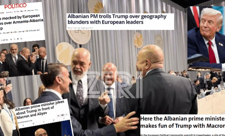 Rama “talli” Trump në sy të Macronit, mediat nërkombëtare i bëjnë jehonë: Liderët europianë ‘përqeshin’ presidentin amerikan