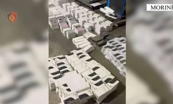 Sekuestrohen celularë dhe medikamente me vlerë mbi 54 milionë lekë në Morinë, vihen në pranga dy persona