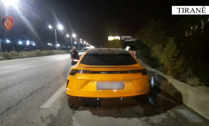Sekuestrohet “Lamborghini” me vlerë 160 mijë euro në Tiranë, pronari ‘kriminel përsëritës’