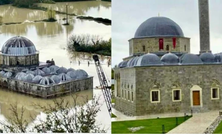 Shiu në Shkodër, Rama ndan pamjet nga Xhamia e Plumbit: Dikur përmbytej çdo vit, sot pas restaurimit nuk cenohet prej reshjeve