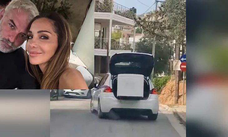 Skandal në Greqi, këngëtarja e njohur përdor makinën e policisë si ‘furgon’… i transportojnë frigoriferin deri te shtëpia