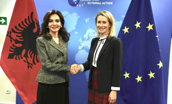 Spiropali pritet nga Kryediplomatja Europiane Kaja Kallas: Integrimi i Ballkanit Perëndimor në BE, përfshirë Kosovën, investim strategjik për të ardhmen e përbashkët