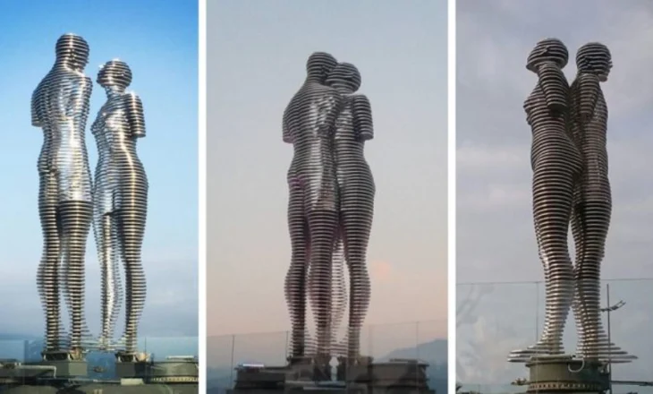 Statuja e Dashurisë së Përjetshme, skulptura që tregon historinë e një dashurie me fund tragjik… (Video)