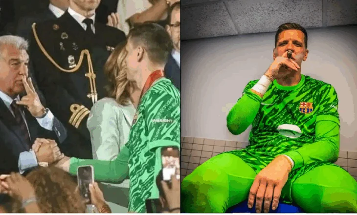 Szczesny zbulon prapaskenën e puros që piu, pasi fitoi La Liga-n: Ma dha vetë presidenti Laporta…