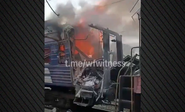 Të paktën 30 të plagosur në sulmin me dronë rus në stacionin e trenit në Ukrainë