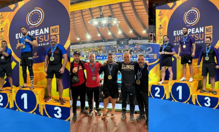 Triumf Historik në Romë – Akademia e Brazilian Jiu-Jitsu Sarandë shpallet 5 herë Kampione Europe në No-Gi 2025