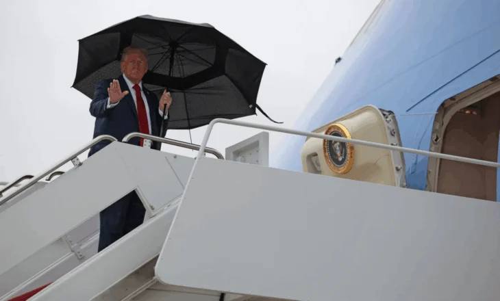 Trump udhëton drejt Lindjes së Mesme, ndjek nga ‘Air Force One’ lirimin e pengjeve