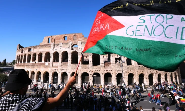 “Valë protestash” në Europë kundër ofensivës në Gaza, mijëra qytetarë marshojnë në Barcelonë dhe Romë
