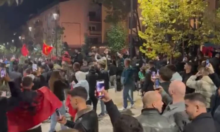 Video/ Po ndiqnin ndeshjen e kombëtares, incident me armë në qendër të Prishtinës, arrestohet autori