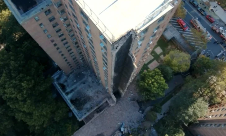 Video/ Shpërthim në New York, shembet pjesa anësore e një pallati në Bronx