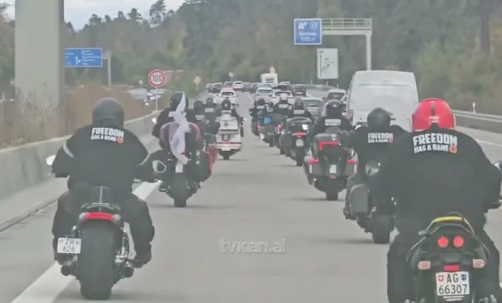 VIDEO / Shqiptarët, me motorë drejt Hagës! Pamjet e marshimit simbolik për ish-krerët e UÇK