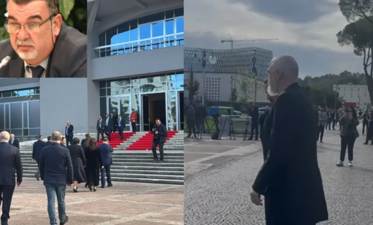 VIDEO/ U vra në sallën e gjyqit, mbahen sot homazhet në Pallatin e Kongreseve për gjyqtarin Astrit Kalaja. Merr pjesë kryeministri Rama