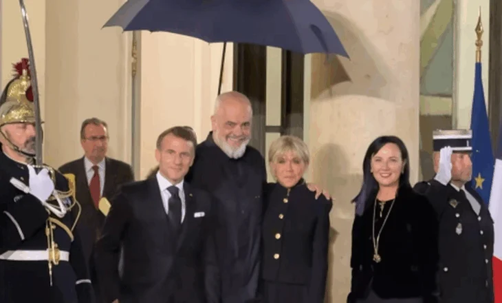 Vizita në Paris, kryeministri Rama pritet nga Macron për darkën zyrtare në Élysée (VIDEO)