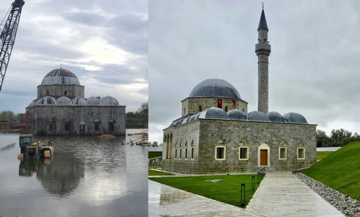 Xhamia e Plumbit, monumenti historik që la pas të shkuarën e përmbytjes dhe sot shkëlqen në madhështinë e besimit